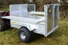 QuadX - Transport henger nedfellbare karmer og bakdør m'rampe thumbnail
