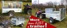 QuadX - Transport henger nedfellbare karmer og bakdør m'rampe thumbnail
