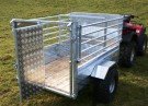 QuadX - Transport henger nedfellbare karmer og bakdør m'rampe thumbnail
