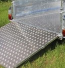QuadX - Transport henger m'faste karmer og bakdør m'rampe thumbnail