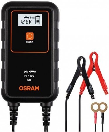 OSRAM Batterilader 9-trinns lader for 6V / 12V ba