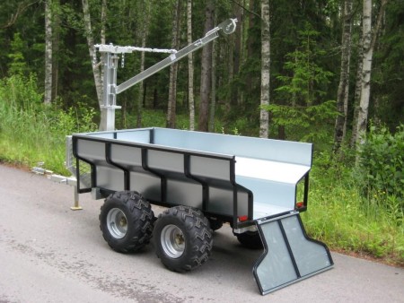 ATV kombi henger med El.vinsj