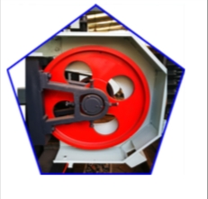 Senter saghjul, sikrer stabil gange på sag